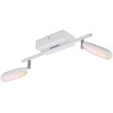 Eglo LED spot lampa PALOMBARE-C 10 W 36,5 cm bela 2 reflektora RGB 97692 Cene