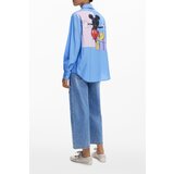 Desigual WOMEN&#39;S LONG-SLEEVED SHIRT, BLUE | shoptok.hr