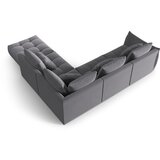 Micadoni Tamno siva kutna garnitura od bouclé tkanine (s desnim kutom) Bloom – Home | shoptok.hr
