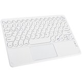 INF Bluetooth tipkovnica z okroglimi tipkami in sledilno ploščico + Bluetooth miška White, (5000130759) Cene