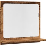  Kupaonski ormarić s ogledalom staro drvo 40x11x37 cm | shoptok.hr