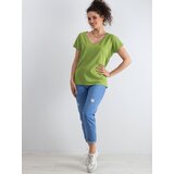 BASIC Feel Good T-shirt-RV-TS-4832.42P-light green | Shoptok.si