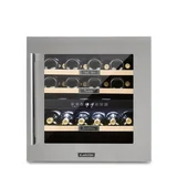 Vinsider 36, hladilnik za vino, 2 hladilni coni, 5-22 °C, 94 l, nerjaveče jeklo