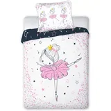 posteljina 2 djelna Cuddles balerina roza