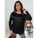 DStreet Bluzka damska oversize SILKINEA z wisiorkiem czarna Cene