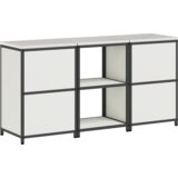 vidaXL Kuhinjski set za pohranu 3 pcs Bijela 180 x 50 x 92 cm | shoptok.hr