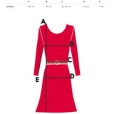 Pri Dress maxi ala jeans with envelope neckline boho style SAVANNAH | shoptok.hr