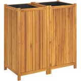 Vrtna sadilica s oblogom 100x50x100 cm od masivnog drva bagrema | Eponuda.com