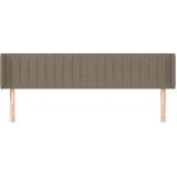  Uzglavlje s ušima smeđesivo 183x16x78/88 cm od tkanine | shoptok.hr