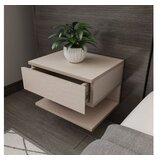 Hanah home noćni ormarić vivid beige | ePonuda.com