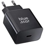  Punjač za telefon Blue Star USB C QC4.0 PD 3A 25W + kabel USB C na USB C crni | shoptok.hr