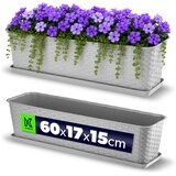 KADAX balkonski cvetlični lonec s stojalom za rože, ograja 60 cm, (5000353085) | Shoptok.si