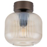 Plafonska svetiljka SALVIA 1xE14/10W/230V prečnik 15 cm braon/dimljeno braon | Eponuda.com