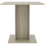  Blagovaonski stol boja hrasta sonome 80 x 80 x 75 cm od iverice | Eponuda.ba