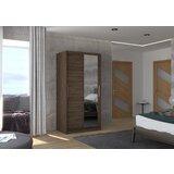 ADRK Klizni ormar s ogledalom BAROS, 100 cm - OKOLADA | shoptok.hr