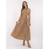 Italy Moda Dress-MI-SK-A5032.70P-camel | shoptok.hr