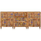  Kreveta 3 pcs Prirodna 60 x 33,5 x 75 cm Čvrsto drvo manga | shoptok.hr