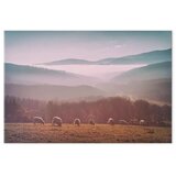  Slika - Sheep in Mountain Landscape (1-part) - Animals in Nature 60x40 Na talijanskom platnu | shoptok.hr