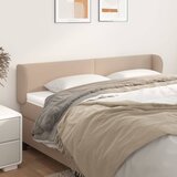 vidaXL Vzglavje z ušesi kapučino 203x23x78/88 cm umetno usnje Cene