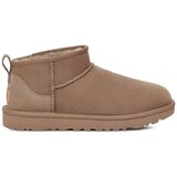Ugg Čizme za snijeg od brušene kože Classic Ultra Mini boja: bež, 1116109.CRBO Cijene