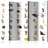  Paravan u 5 dijelova - Learning by playing (animals) II [Room Dividers] 225x172 Cijene