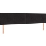 Box Spring postelja z vzmetnico Črna 200x200 cm Žamet, (22051085) | Shoptok.si