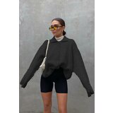 Madmext Black Buttoned Knitwear Sweater Cardigan Cene