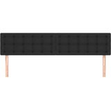  Uzglavlja 2 kom crna 90x5x78/88 cm od umjetne kože | shoptok.hr