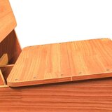  Vrtna stolica voštano smeđa 60x64x70 5 cm od masivne borovine | shoptok.hr