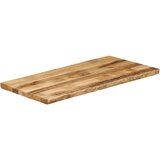 Stolna ploča sa živi rub 110x60x2 5cm masivno grubo drvo manga | shoptok.hr