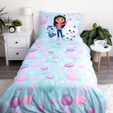 Jerry Fabrics Enojna otroška posteljnina iz mikrovlaken 140x200 cm Gabby's Dollhouse "bubbles" – | Shoptok.si