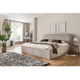 Meise M&amp;ouml;bel Bež tapecirani bračni krevet bez podnice 180x200 cm Soma &amp;ndash; Slike