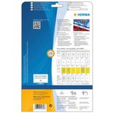 Herma Labels hard-wearing A4 97x42.3 mm white strong adhesion film matt weatherproof 300 pcs. | shoptok.hr