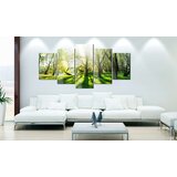  Slika na akrilnom staklu - Green Glade [Glass] 200x100 | shoptok.hr