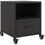  Noćni ormarići 2 kom crni 36 x 39 x 43,5 cm čelični | Eponuda.com