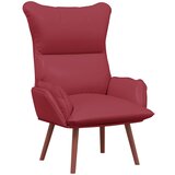  Fotelja Vinska crvena 69 x 74 x 93 cm Umjetna koža | shoptok.hr