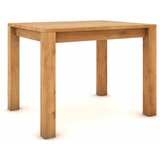  Hrastov stol 100 x 80 cm, prirodan, svilenkasto polumat | shoptok.hr