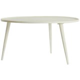 Light & Living Kremno bela kovinska okrogla mizica ø 67,5 cm Babina – | Shoptok.si