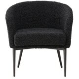 Venture Home fotelja Fluffy, crna | shoptok.hr