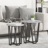 vidaXL Krajnji Stolovi Sivi Sonoma Konstruirano drvo Mali Jednostavno | shoptok.hr