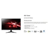 Acer 27” Nitro QG1 FHD 180HzFHD,IPS,250cd,1ms,HDMIx2,DP,SPK+Audio out,Tilt -5 20,VESA 100×100,Crna | Eponuda.ba