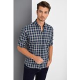 Dewberry G672 MEN'S SHIRT-NAVY-GREEN | Shoptok.si