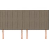  Uzglavlje boje taupe 180x5x118/128 cm tkanina | shoptok.hr