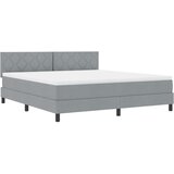  Krevet s opruga kutije Svijetlo siva 180 x 200 cm tkanina | shoptok.hr