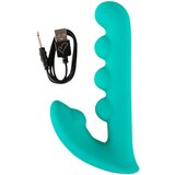  Beau Coeur Sylora - biserni 2u1 vibrator (zeleni) | shoptok.hr