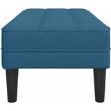  Klupa s jastukom Plava 113 x 57 x 39 cm Baršun | Eponuda.com