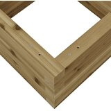  Vrtno cvetlično korito 40x40x23 cm impregnirana borovina | Shoptok.si