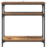  Konzolna miza s polico Star les 75 x 29 x 75 cm Konstruiran les, (5000201779) | Shoptok.si