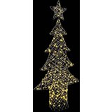 vidaXL Božično drevo med 240 LED Toplo bela 180 cm Ratan | Shoptok.si