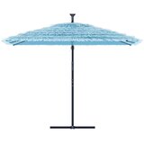  Vrtni suncobran s čeličnom šipkom plavi 290x290x238 cm | Eponuda.ba